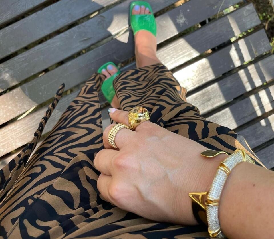 ALTIN KAPLAMA KALIN KEMİK BİLEKLİK