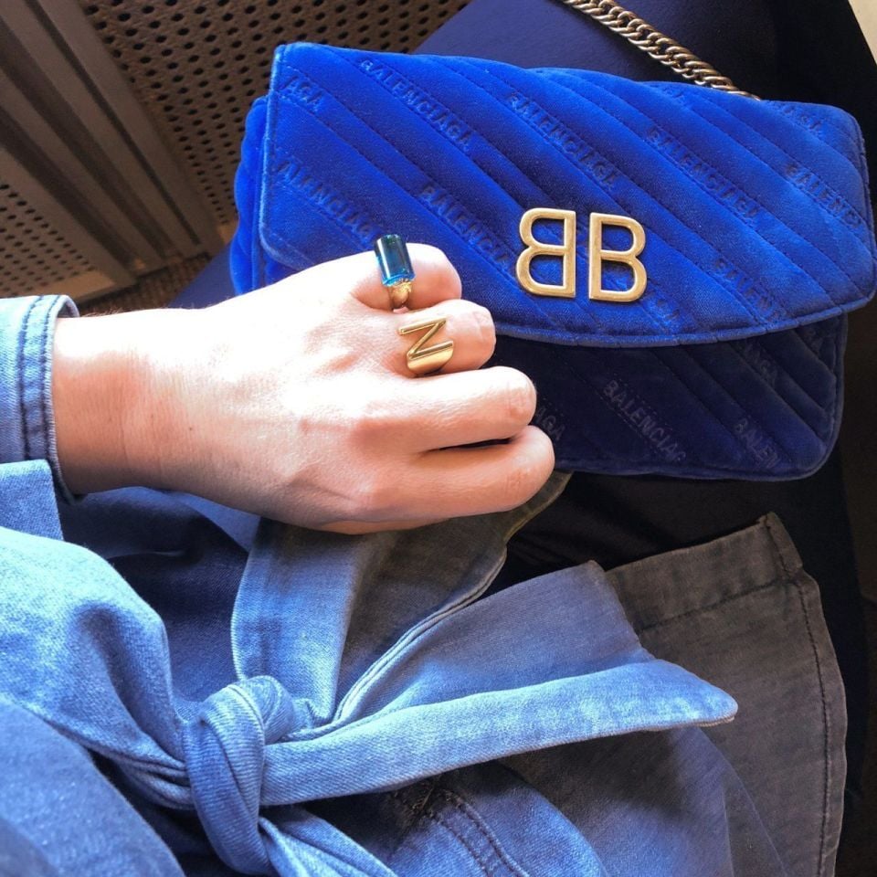 Altın Kaplama Özel Kesim Taşlı Yüzük