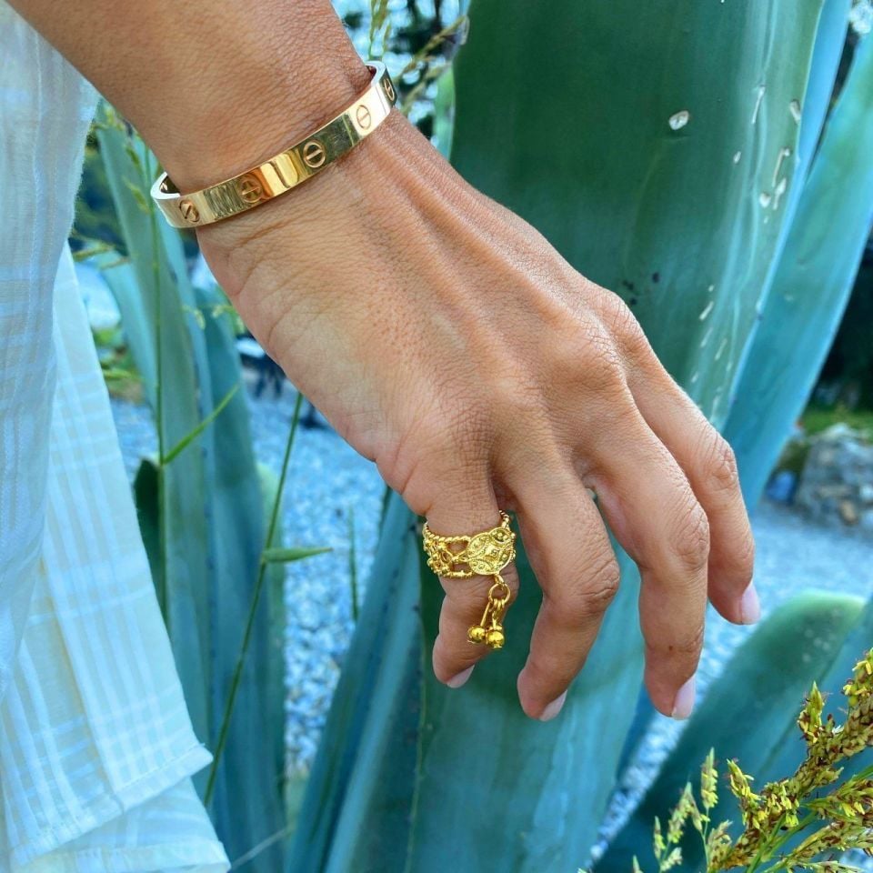 Altın Kaplama Toplu Yüzük