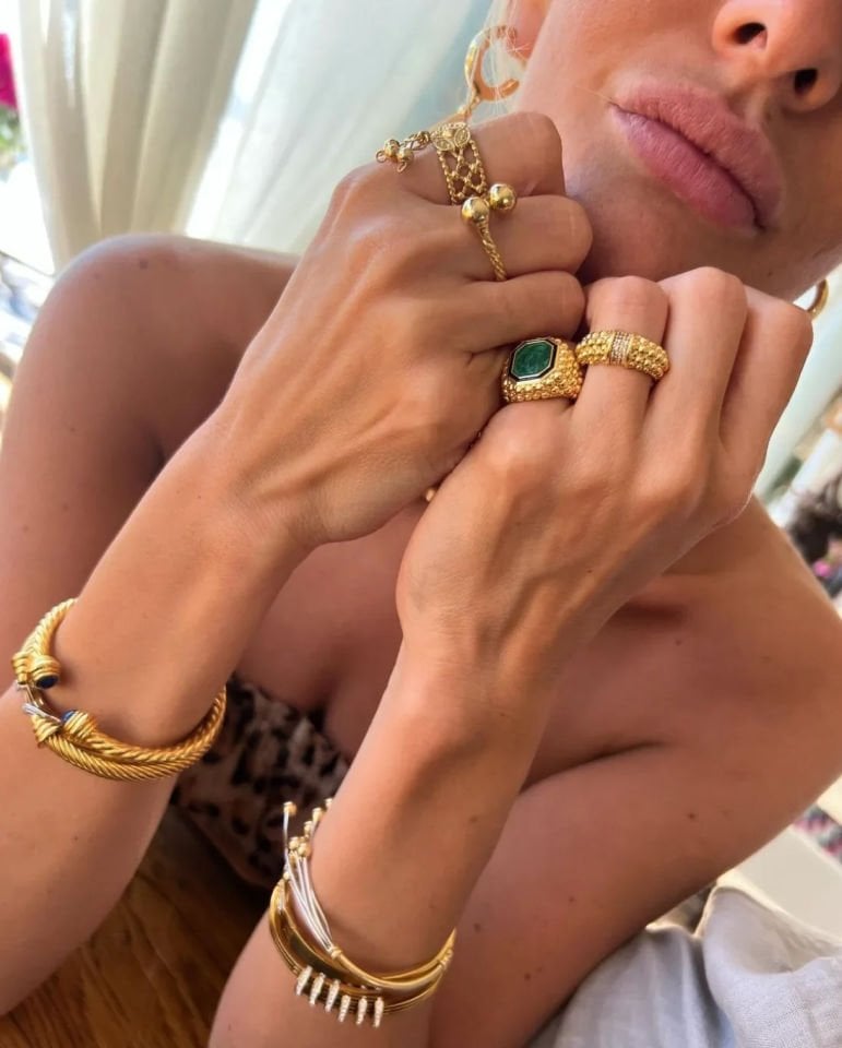 Altın Kaplama Toplu Yüzük