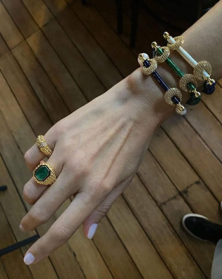 Laya Altın Kaplama Sup Yüzük