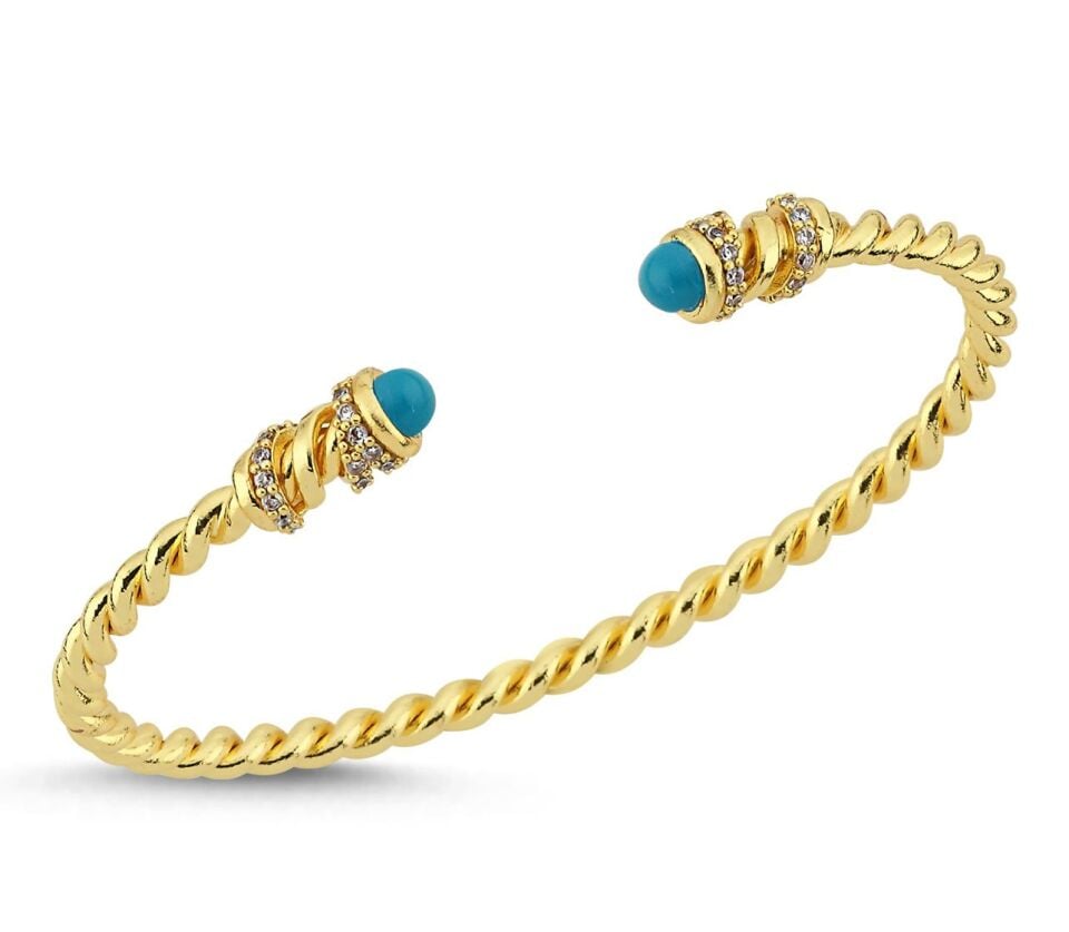 Altın Kaplama Helix Bileklik