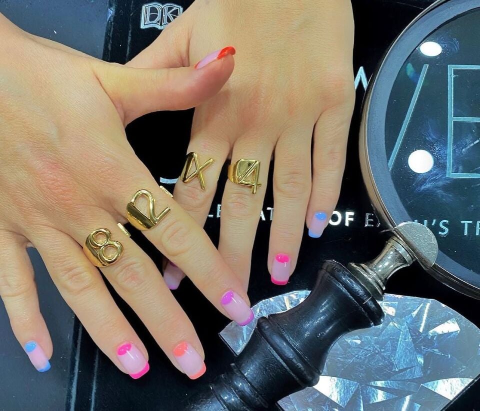 ALTIN KAPLAMA RAKAM YÜZÜK