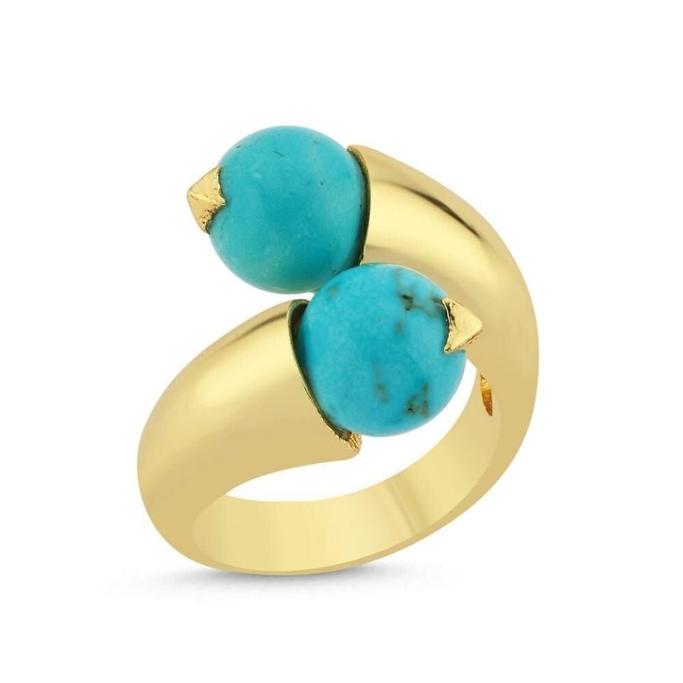 Altın Kaplama Noor Yüzük