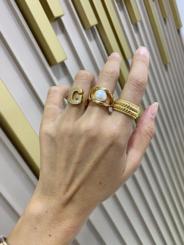 Altın Kaplama Burgu Yüzük