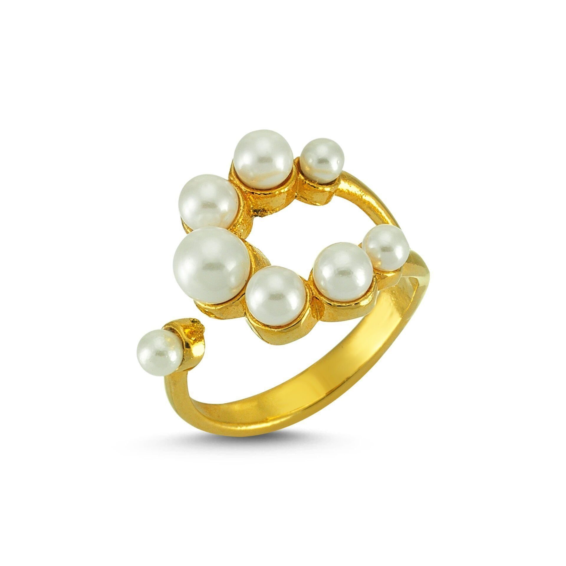 Altın Kaplama İncili Yüzük