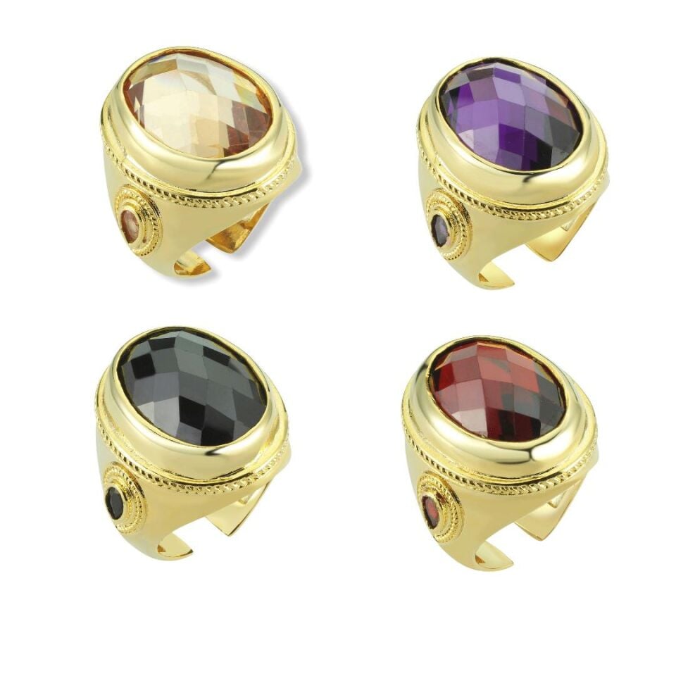 ALTIN KAPLAMA SÜREYYA YÜZÜK