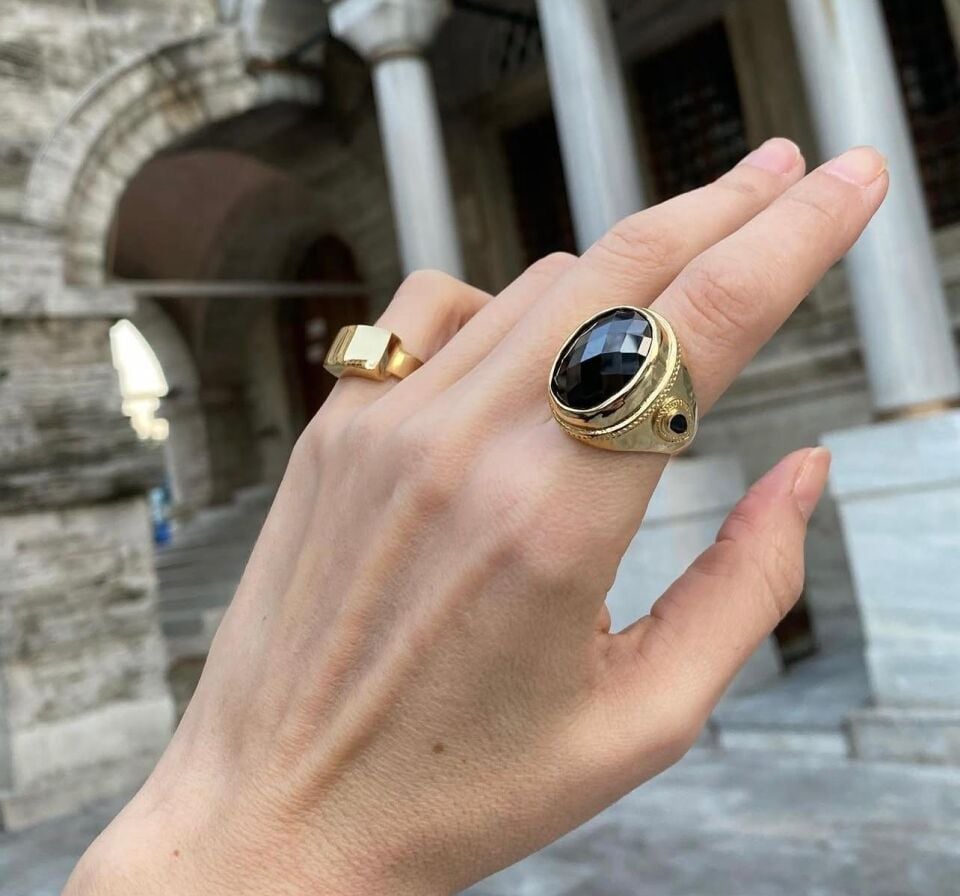 ALTIN KAPLAMA SÜREYYA YÜZÜK