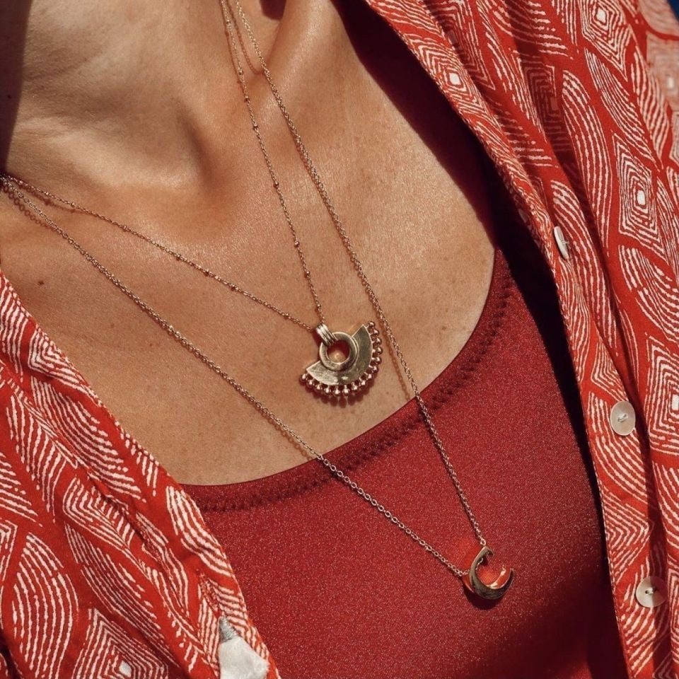 Altın Kaplama Harf Kolye