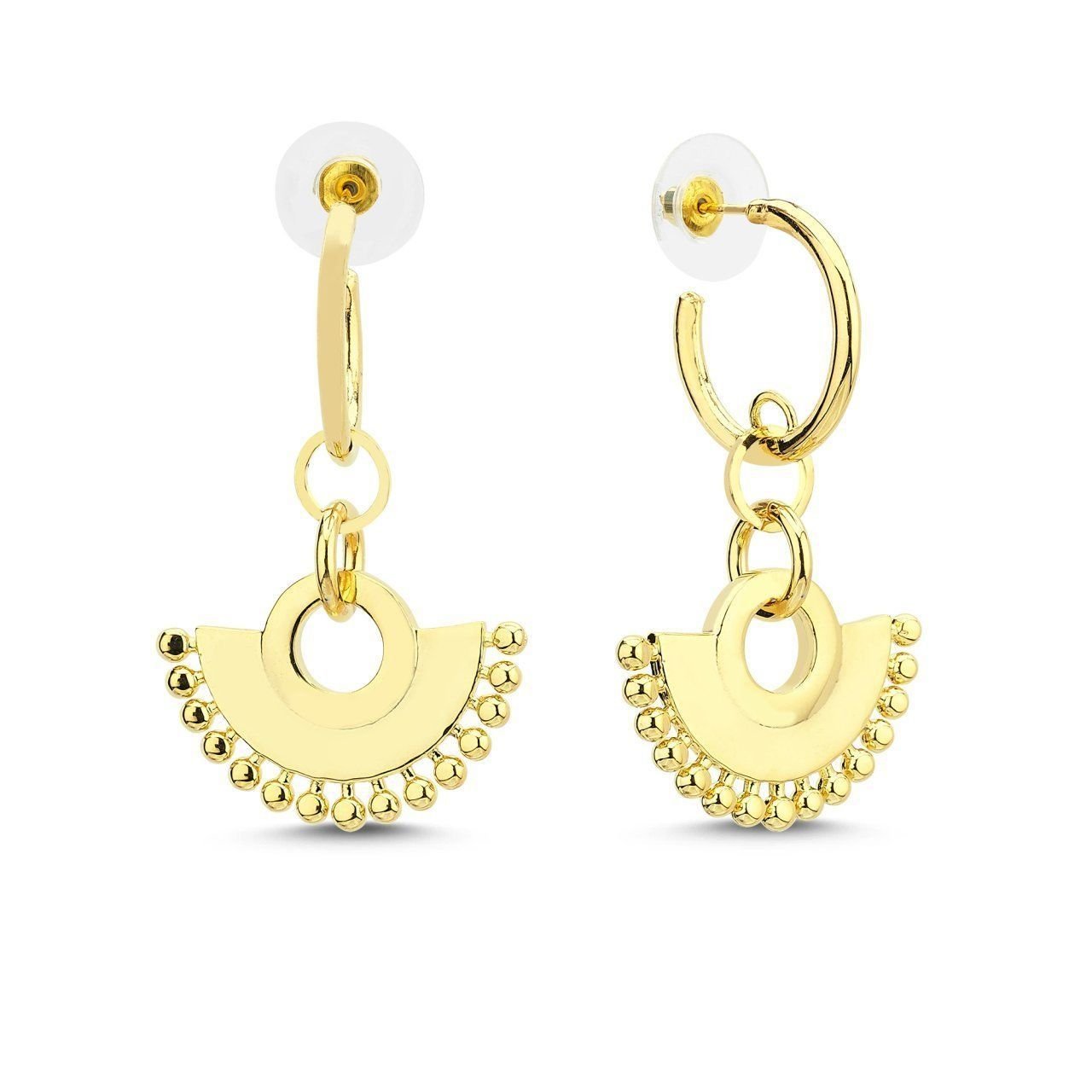 Altın Kaplama Afrikalı Küpe