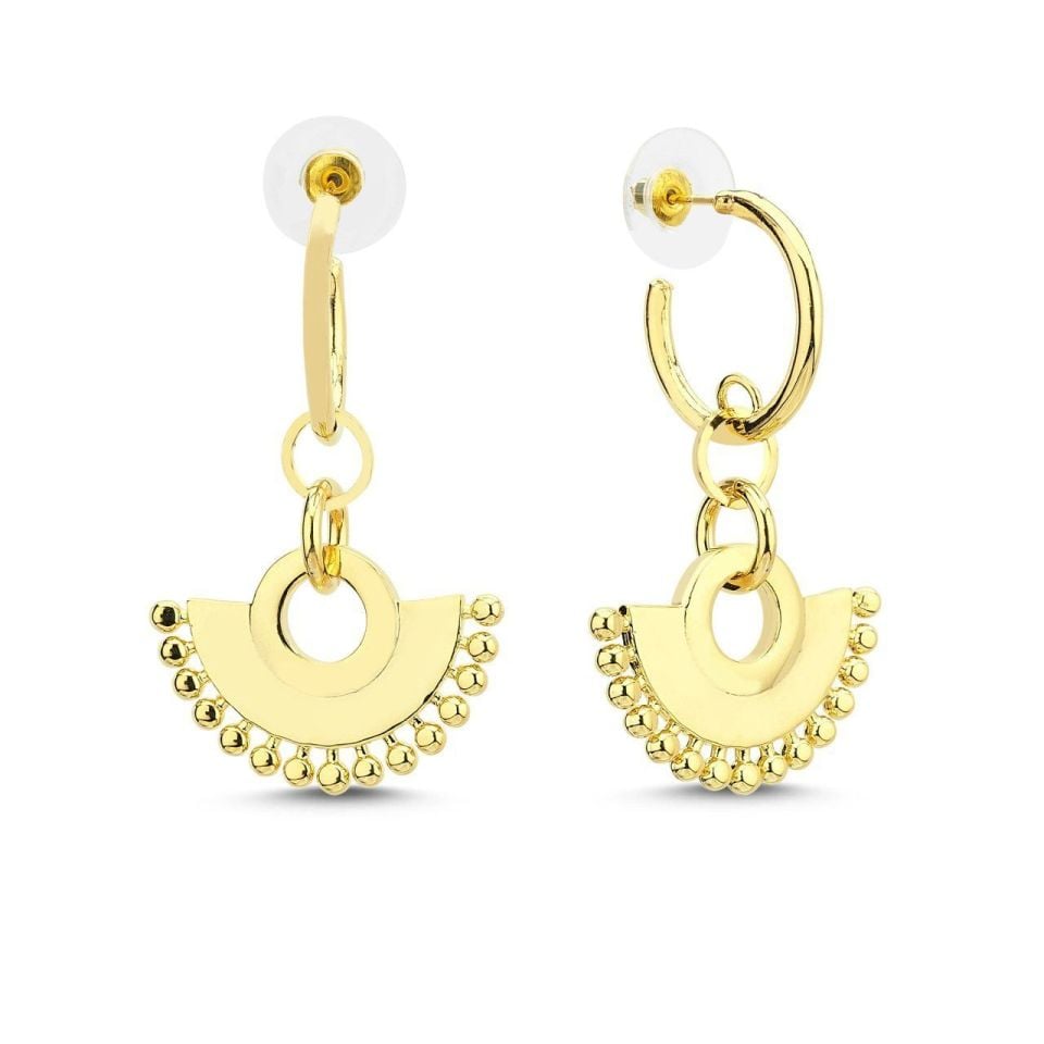 Altın Kaplama Afrikalı Küpe