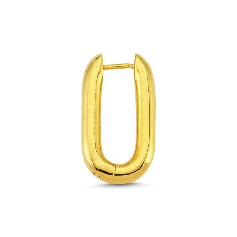 Altın Kaplama Tek Küpe