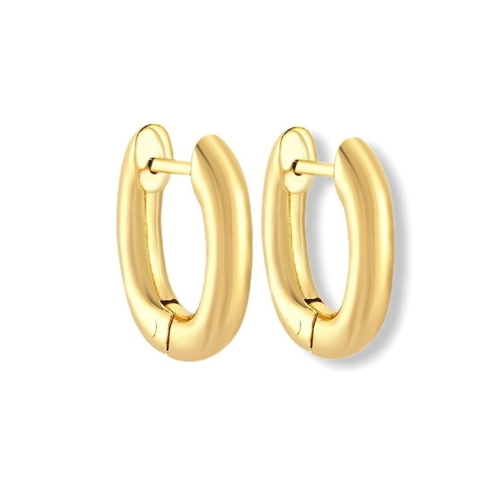 Basic Altın Kaplama Küpe