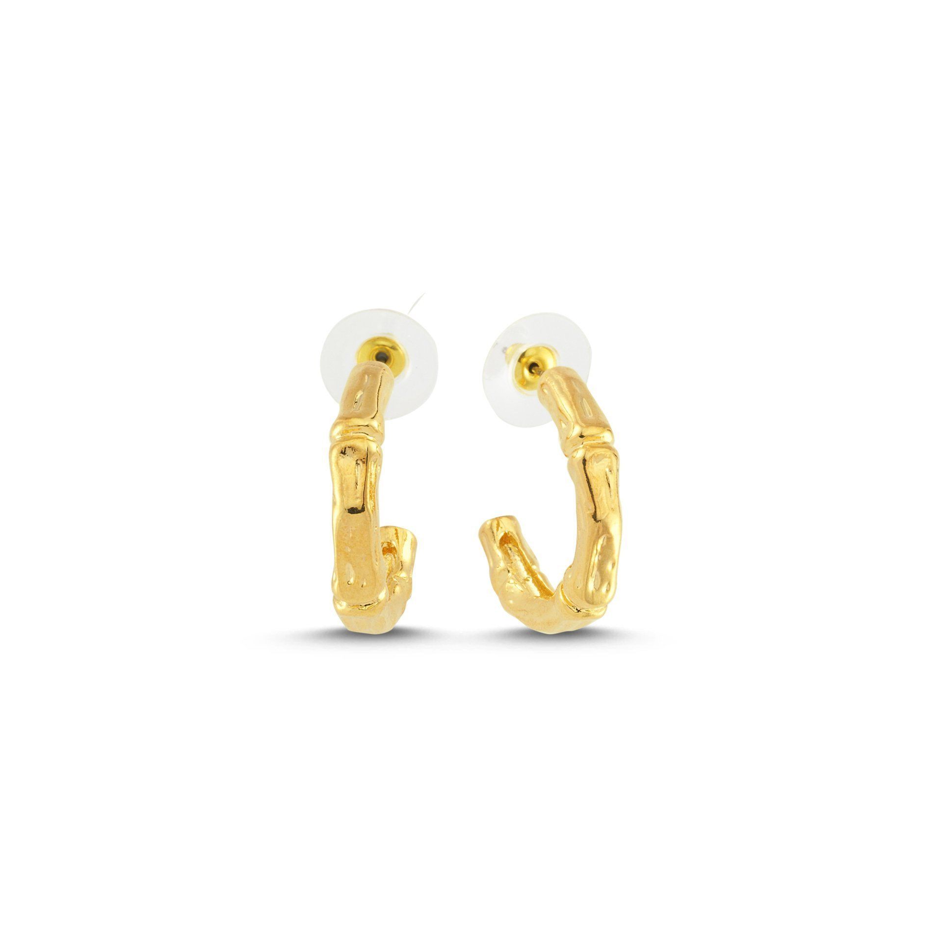 Altın Kaplama At Bacağı Küpe